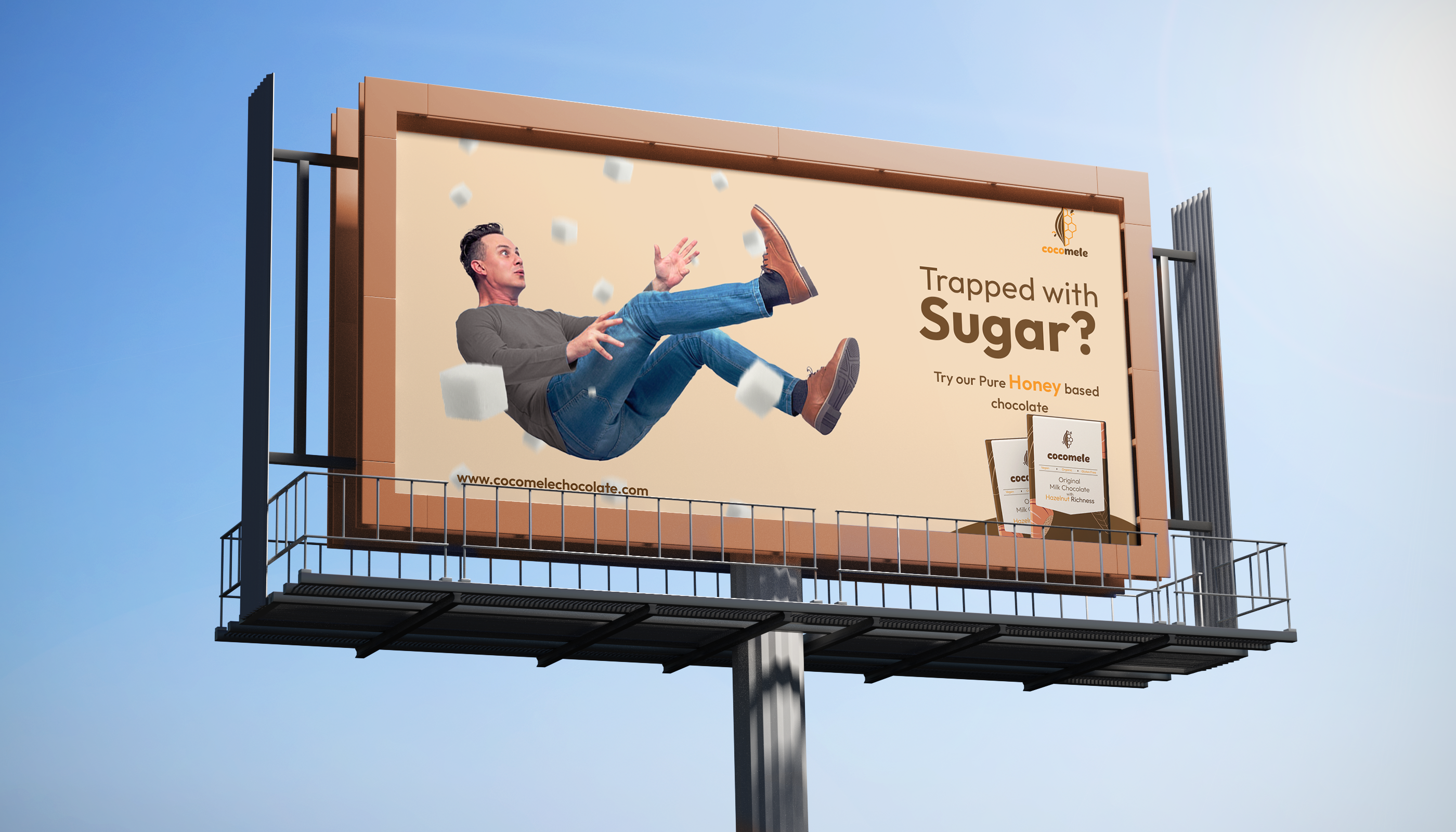 Cocomele Hoarding Outdoor Mockup