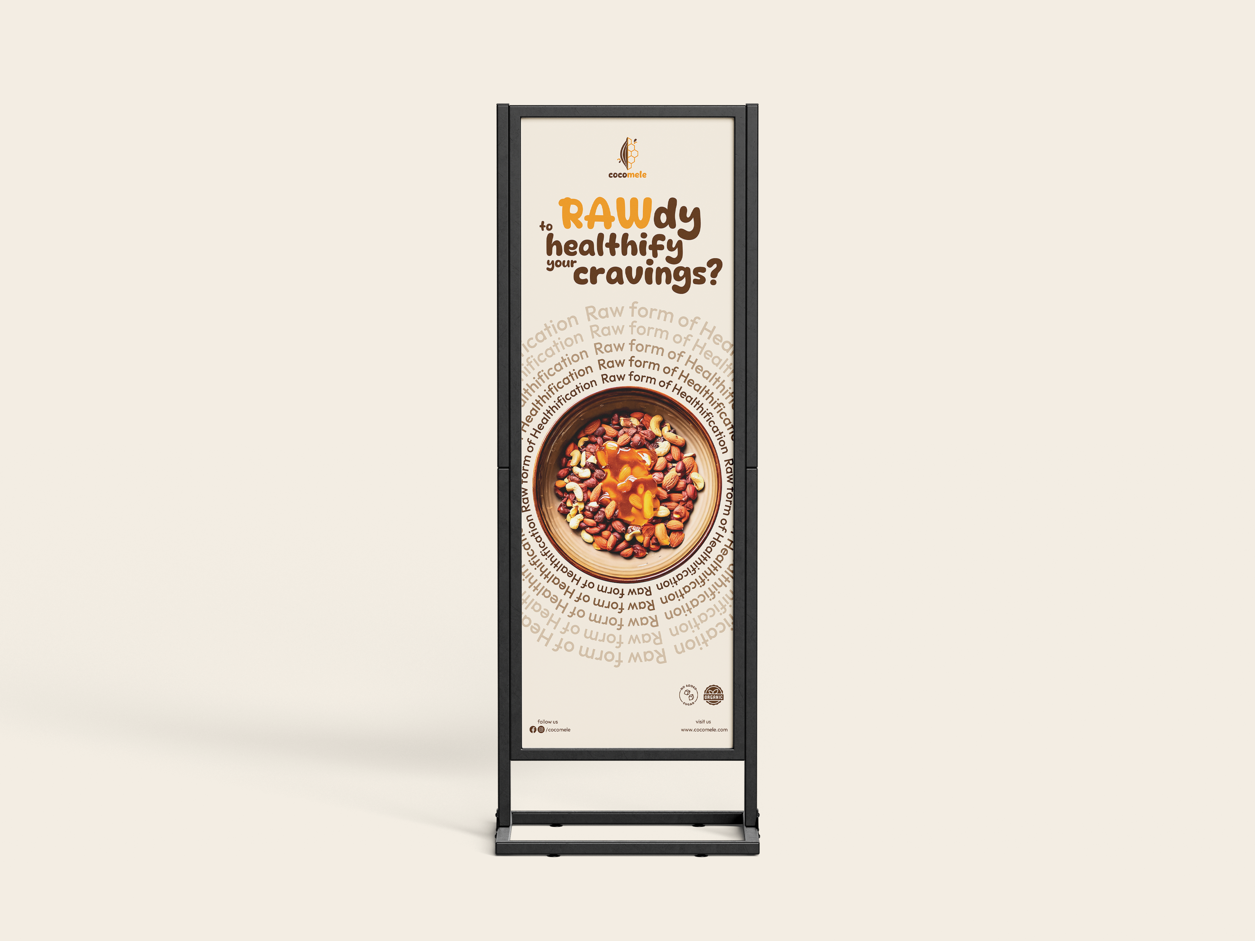 Cocomele Standee Mockup 2