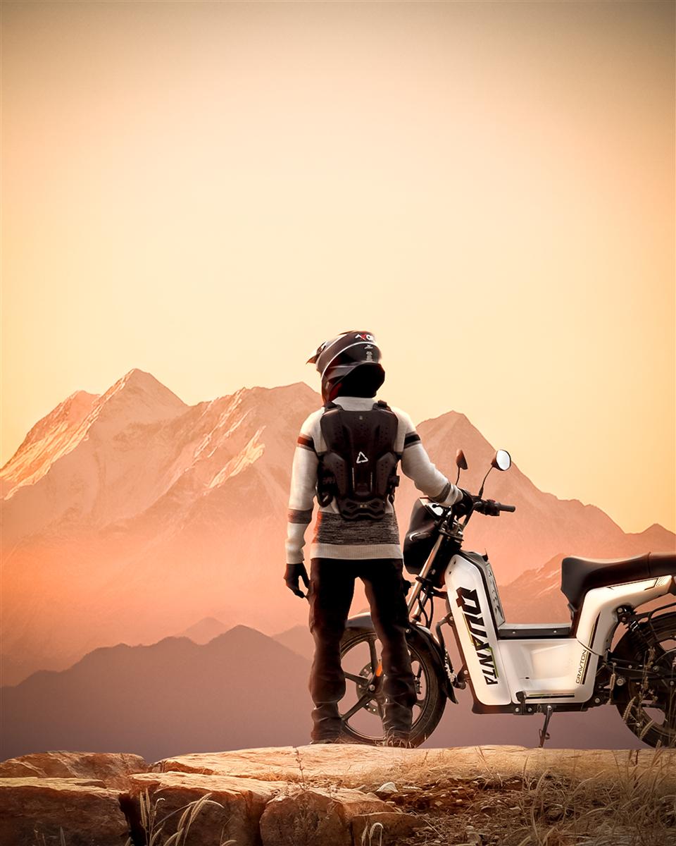 Mountain range visual